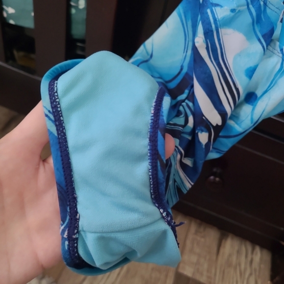 Peyton & Parker Blue Kids Swimsuit 4T - Picture 3 of 4